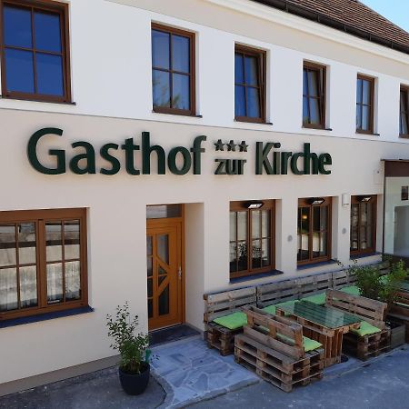 ホテル Gasthof Zur Kirche Kottes エクステリア 写真
